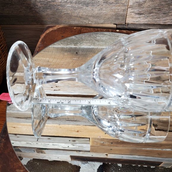 Action of Yugoslavia 24% Lead Crystal Water Goblet 7" - Vintage 80's.  #1 - Picture 9 of 9